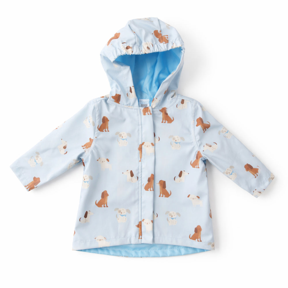 Tiny Tales Baby Rain Jacket - PUPPIES